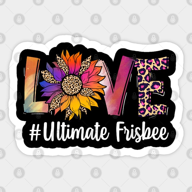 Love Ultimate Frisbee Sticker by White Martian